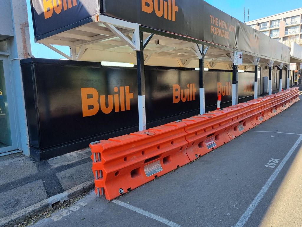 Built | Vinyl Hoarding & Select Mesh Gantry